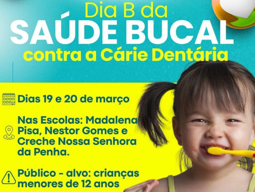 Castelo mobiliza saúde infantil no Dia B da Saúde Bucal em março