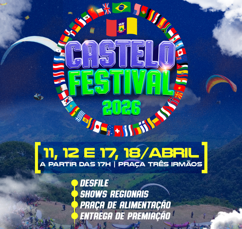 Esporte, Gastronomia e Shows: Confira a programação do “Castelo Festival”