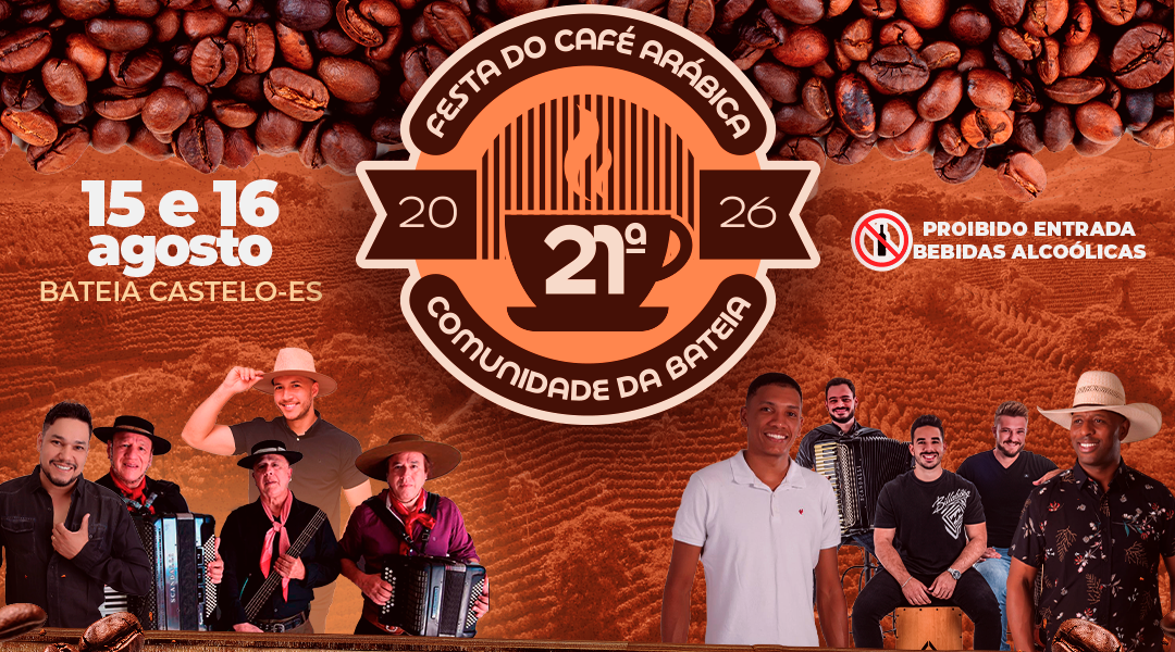 Leia mais sobre o artigo Tradicional Festa do Café Arábica da Bateia acontece nos dias 15 e 16 de agosto