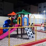 Prefeitura inicia nova etapa de instalação de parquinhos infantis na área rural de Castelo