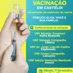 Prefeitura promove Dia D de Vacinação em Castelo neste sábado (17)