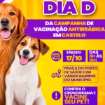 Dia D da Campanha de Vacinação Antirrábica acontece em Castelo no sábado, 17 de outubro